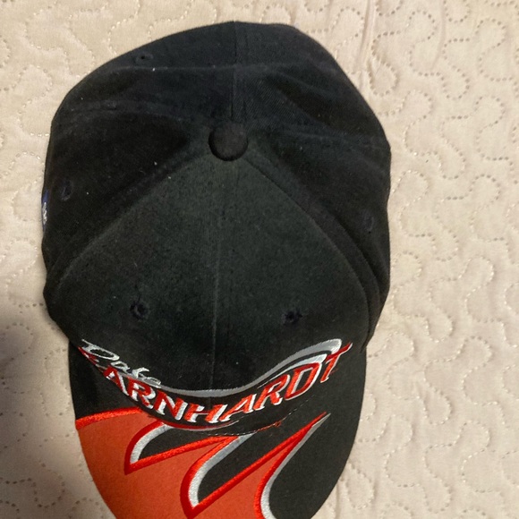 Dale Earnhardt #3 Black Red Flamed Ball Cap Vintage Memorabilia #3 - Picture 8 of 9